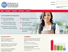 Tablet Screenshot of englishpec.com